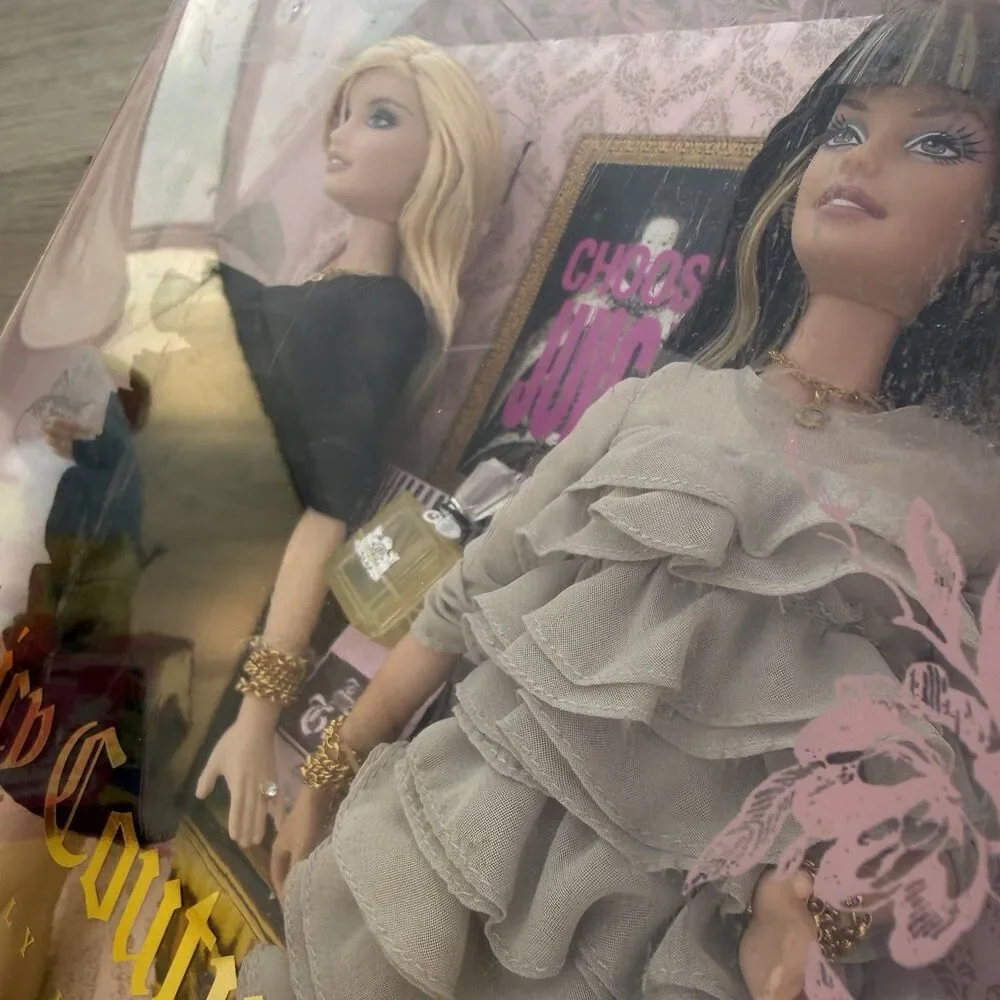 Juicy Couture Beverly Hills G & P 2008 Y2K Barbie Dolls NIP Gold Label READ